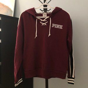 Victoria's Secret PINK Laceup Hoodie